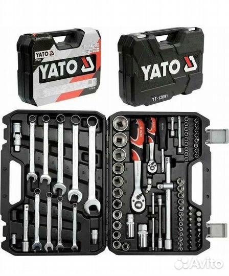 Набор инструментов yato 1/2'' 82пр