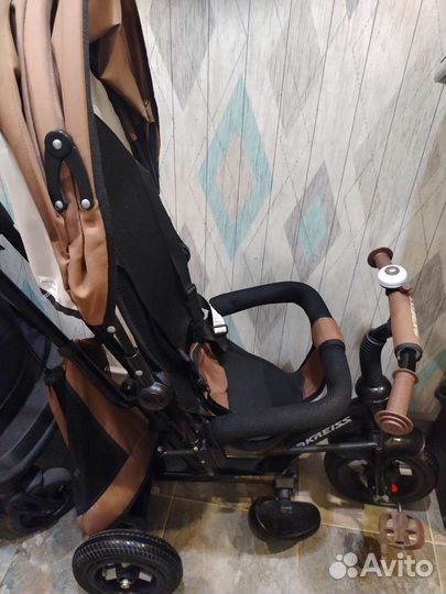 Велосипед трёхколёсный детский Kreiss с ручкой