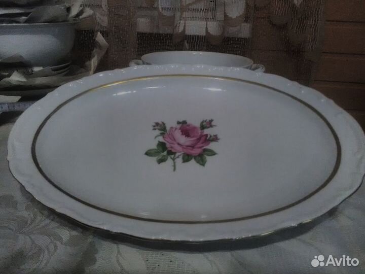 Блюдо и салатник по отдельности