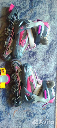 Роликовые коньки детские раздвижные