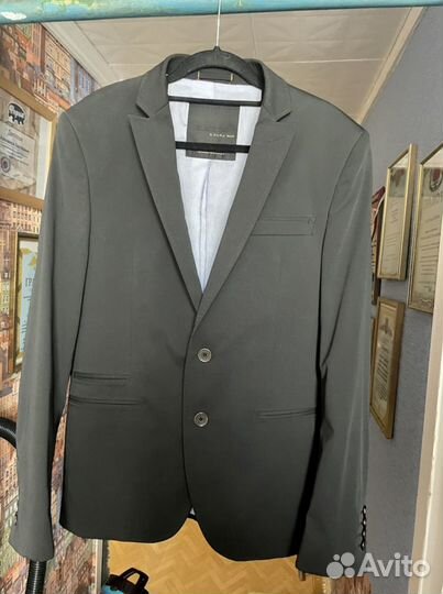 Пиджак zara черный