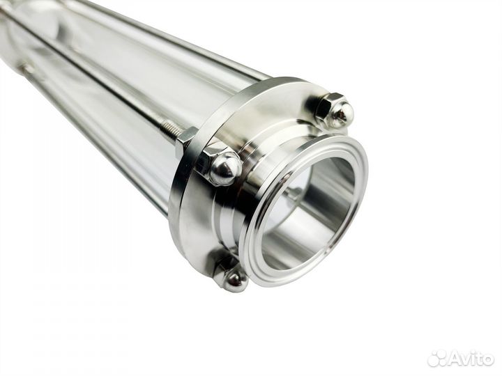 Царга стеклянная (диоптр) Кламп 2 дюйма, 500 мм