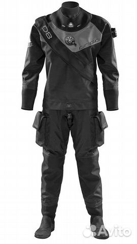 Сухой мужской гидрокостюм для дайвинга D8 Origo