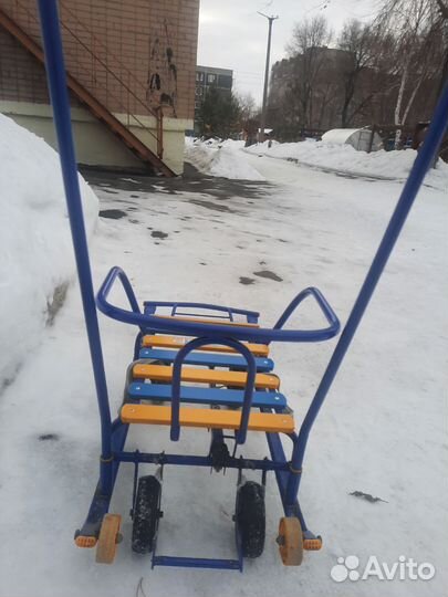 Санки на колесах