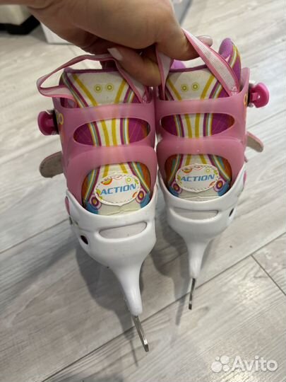 Коньки детские раздвижные 26-29