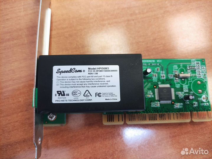 SpeedCom+ hpi56m3 PCI Data/Fax/Dial-Up Modem