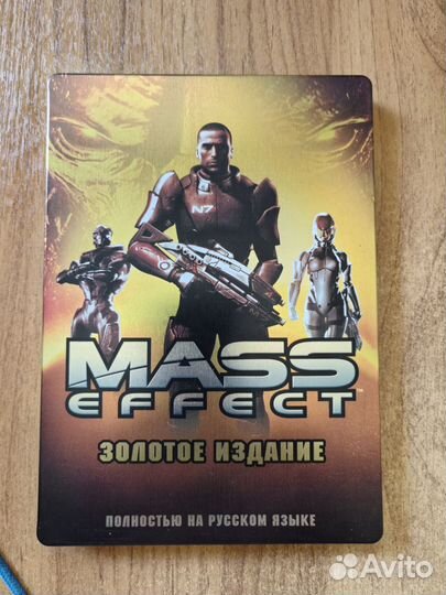 Mass Effect золотое издание Steelbook