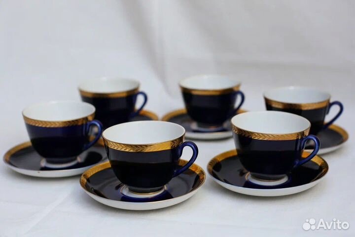 Чайная пара лфз кобальт