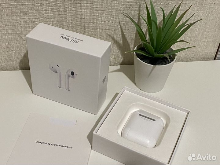 Беспроводные наушники air pods 2