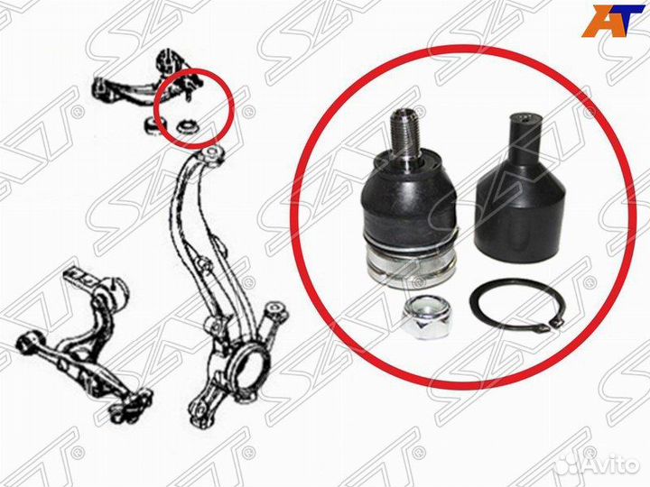 Шаровая опора верхнего рычага mazda 6 /atenza 2007