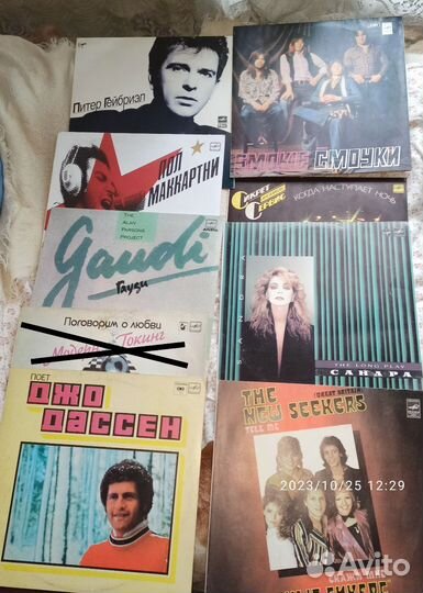 Виниловые грампластинки разные СССР