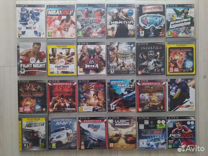 Большой выбор игр для PS3 (200+ дисков)