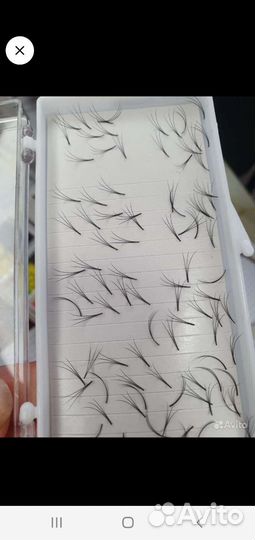 Готовые пучки для наращивания ресниц