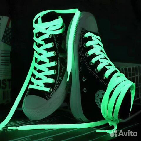 Шнурки светящиеся