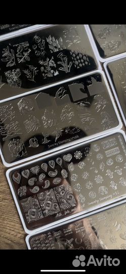 Пластины для стемпинга, набор