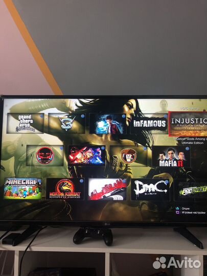 Sony PS3 slim прошитая +50 игр