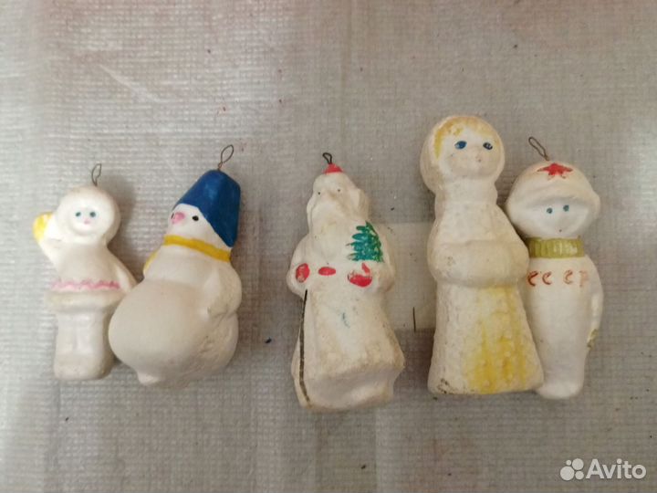 Елочные игрушки СССР. Фигурки