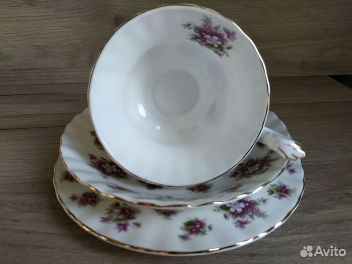 Чайное трио Royal Albert Sweet Violets Англия