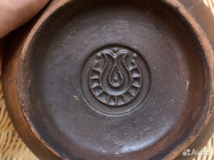 Чайник глиняный, Графин и рюмки набор