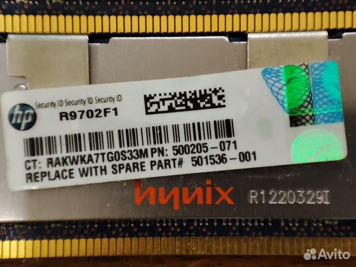 Hynix, Nanya 8gb DDR3 1333MHz pc3 10600R ECC Reg