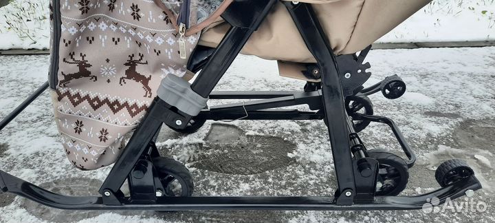 Детские санки коляска бу