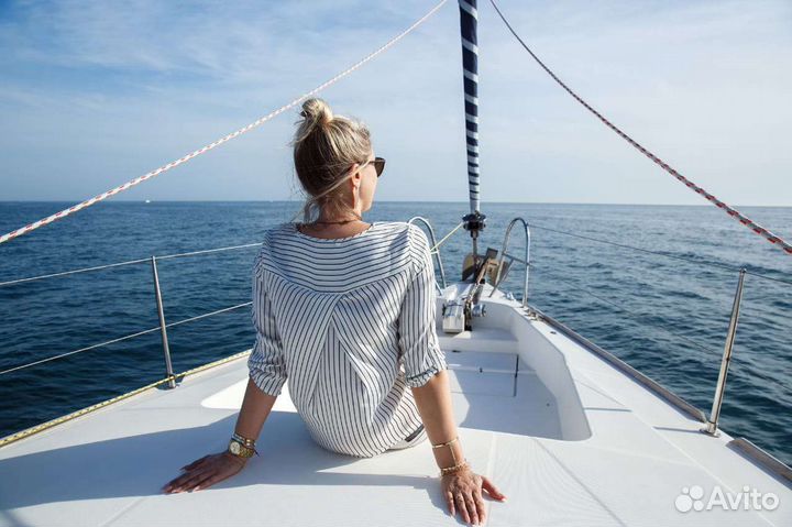 Морская прогулка на яхте, рыбалка, аренда яхты