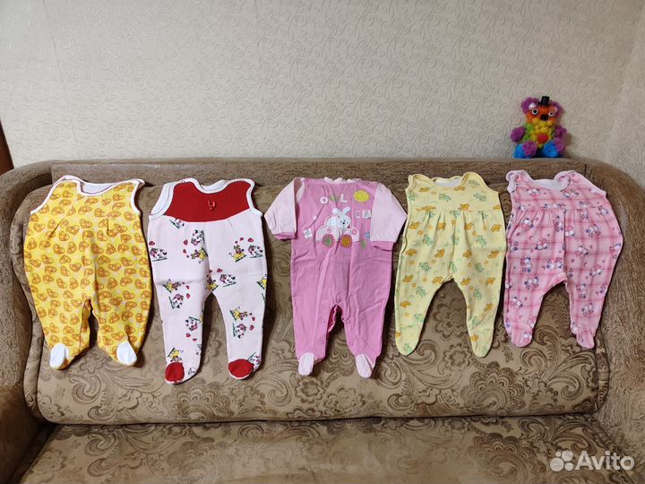 Пакет вещей для девочки 56+