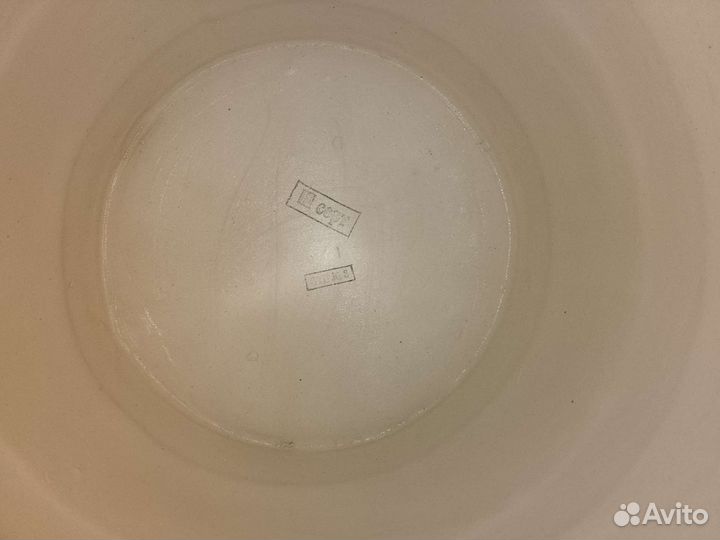 Бочка керамическая с крышкой 15 л СССР