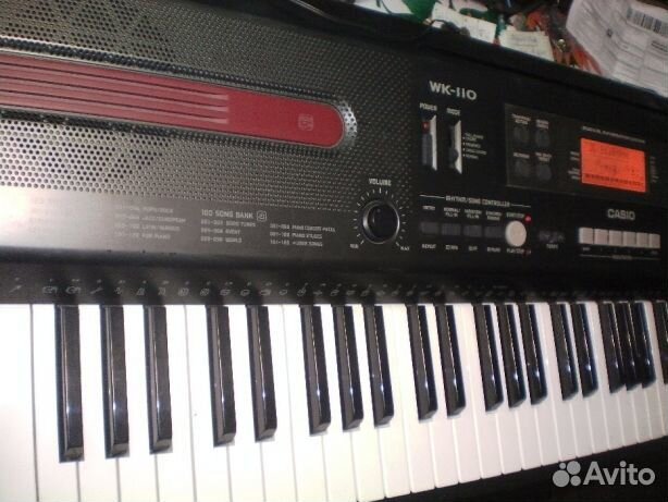 Синтезатор casio wk-110, подставка hohner