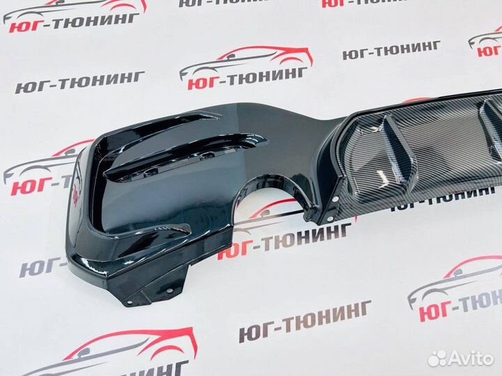 Диффузор BMW 1 f20 M-Performance под карбон 1х1