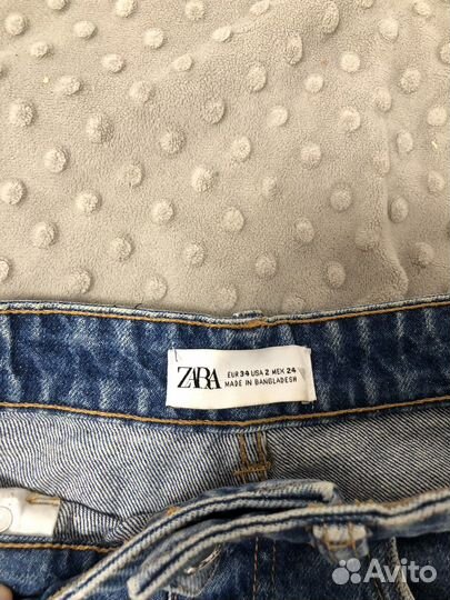 Джинсы zara синие