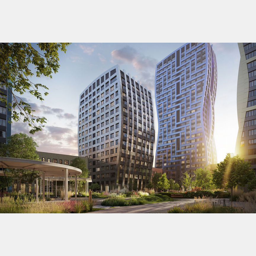 3-к. апартаменты, 56,4 м², 4/23 эт.