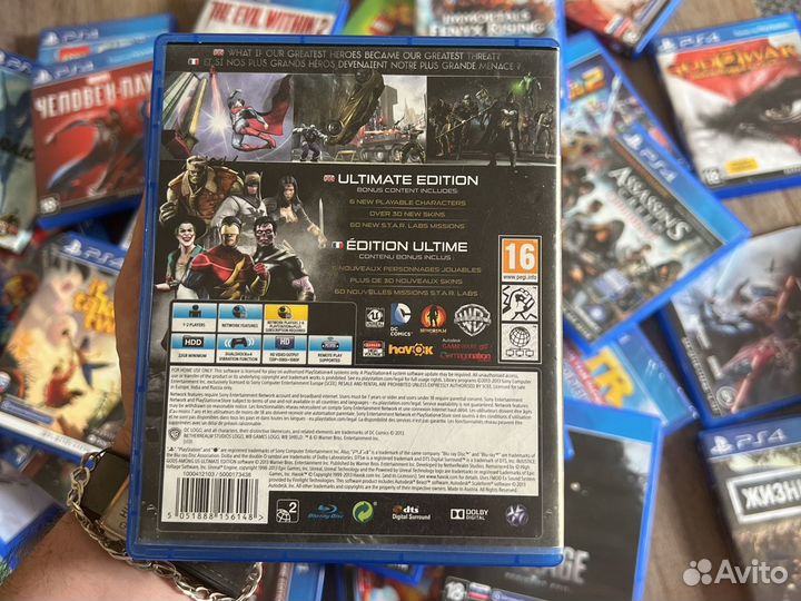 Диск Injustice: Gods Among Us PS4