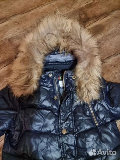 Куртка futurino зимняя р.110 с комбинезоном
