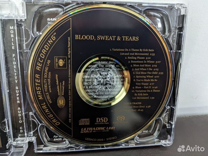 Blood, Sweet and Tears 1969 mfsl sacd USA