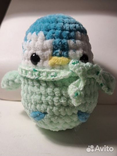 Пингвин плюшевый