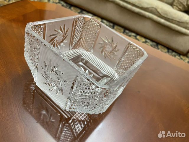 Салатник хрустальный