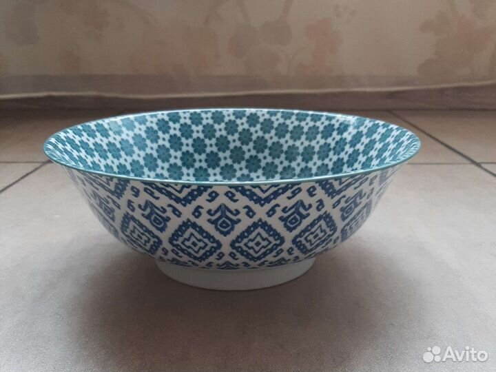 Тарелка и миска стеклянные