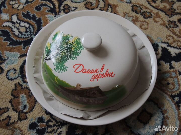 Масленка сырница керамика