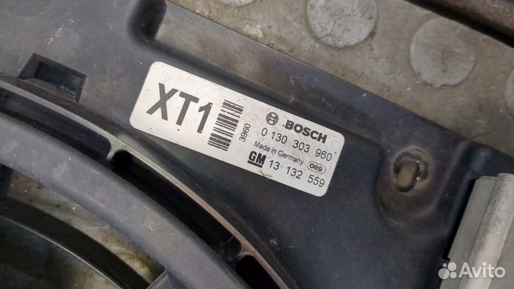 Вентилятор радиатора Opel Zafira B, 2011