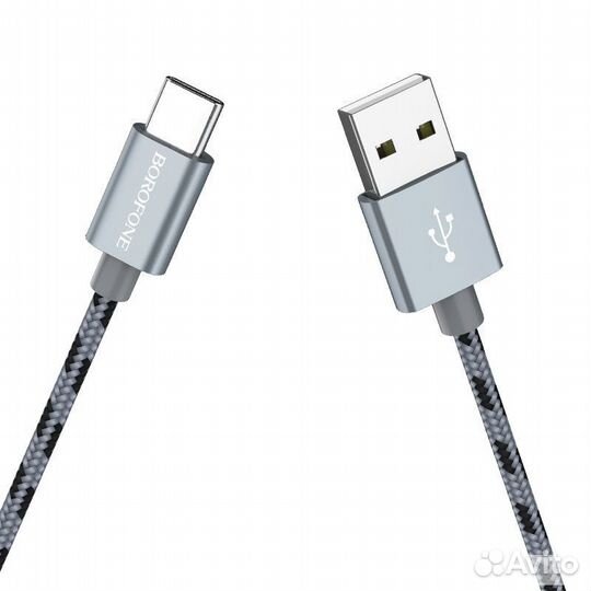 Кабель USB borofone BX24 Ring, USB - Type-C, 3A, 1