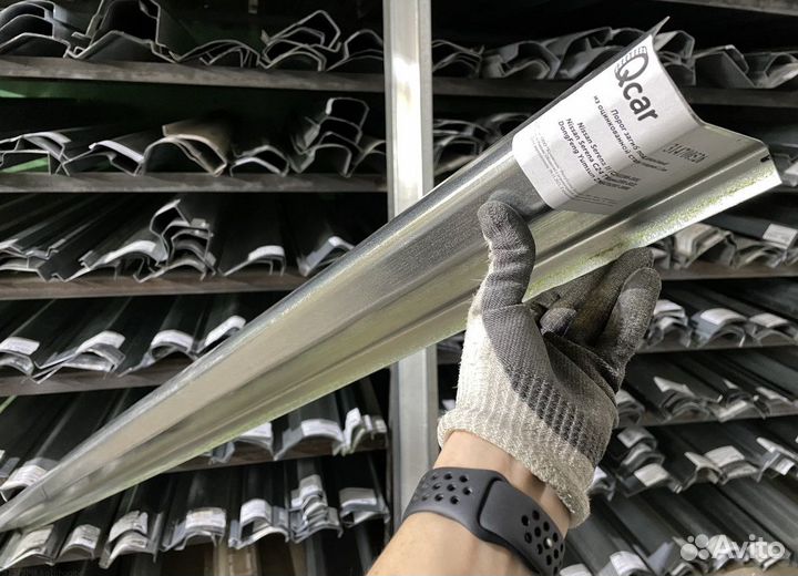 Порог левый Nissan Serena C24 1999-2005 (1мм)