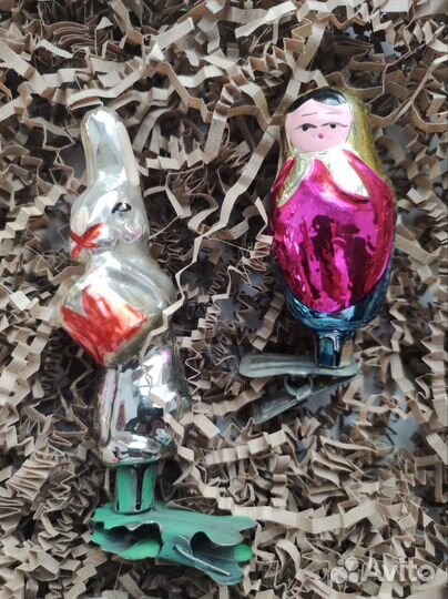 Ёлочные игрушки СССР