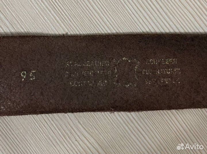 Ремень мужской из натуральной кожи Timbelt