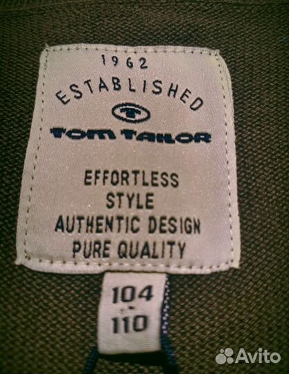 Кофта на девочку новая р 104-110 Tom Tailor