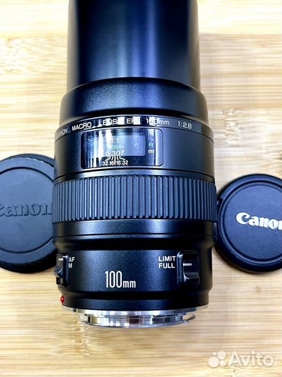 Canon 100mm 2.8 macro как новый