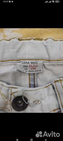 Джинсовые шорты zara