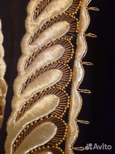 Халат детский, бархат ручная работа