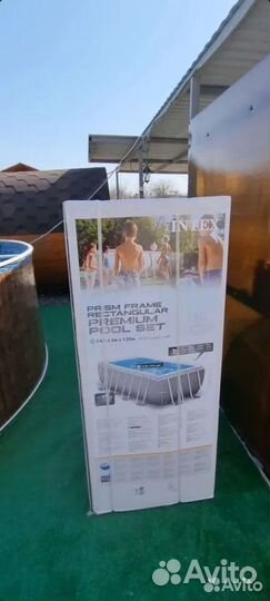 Новый Каркасный бассейн прямоугольный