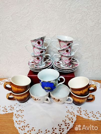 Кружки сервиз новые